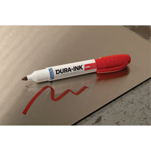 Dura-Ink&reg; Marker #55, Red, Chisel Tip Oxymax Inc
