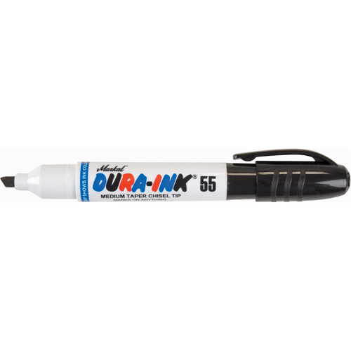 Dura-Ink&reg; 55 Permanent Marker, Chisel, Black Oxymax Inc