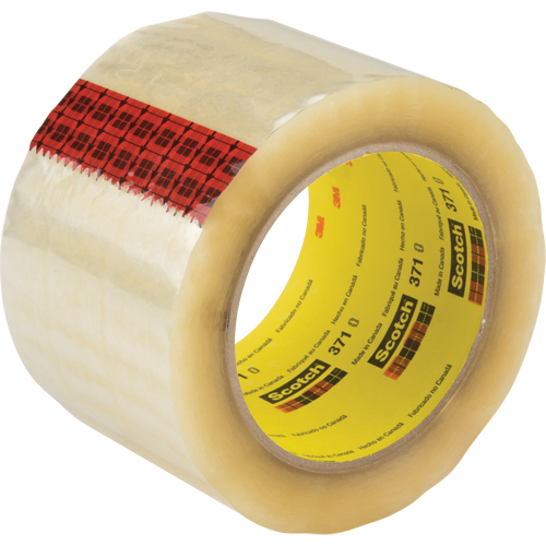 Ruban pour sceller les boîtes Scotch 371, Adh&eacute;sif Thermofusible, 1,9 mils, 36 mm (1-1/2") x 914 m (2998') Oxymax Inc