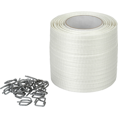 Feuillard en cordon tiss&eacute;, Polyester, 1/2" la x 750' lo Oxymax Inc