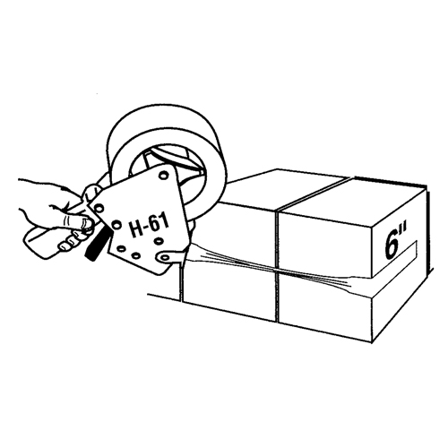 Ruban extensible, &eacute;paisseur 5 mils, 38,1 mm (1-1/2") x 55 m (180')  Oxymax Inc