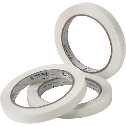 White General Purpose Strapping Tape, 2.7 mils Thick, 18.288 mm (18/25") x 54.864 m (180')  Oxymax Inc