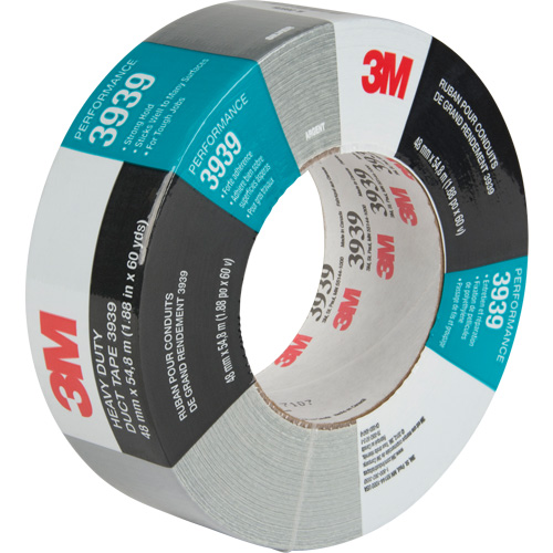 3939 Duct Tape, 9 mils, Silver, 48 mm (2") x 55 m (180') Oxymax Inc