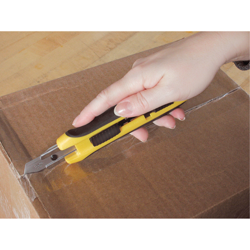 Five-Position Safety Knife, 18 mm, Silver, Rubber Handle Oxymax Inc