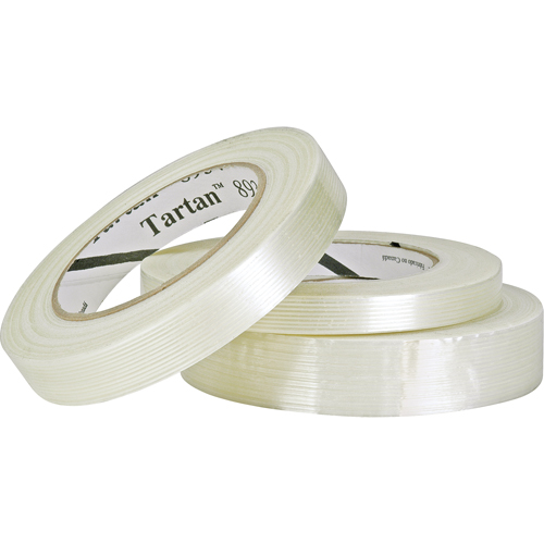 Tartan 8934 Filament Tape, 4 mils Thick, 12 mm (1/2") x 55 m (180')  Oxymax Inc