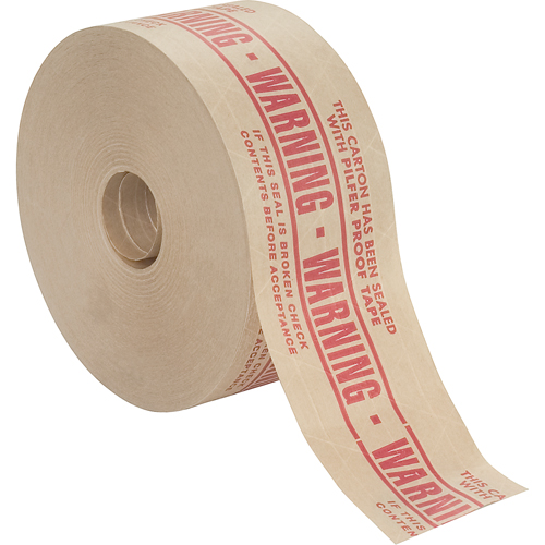 Pre-Printed Gummed Tapes, 72 mm (2-4/5") x 137 m (449.475'), Kraft Oxymax Inc