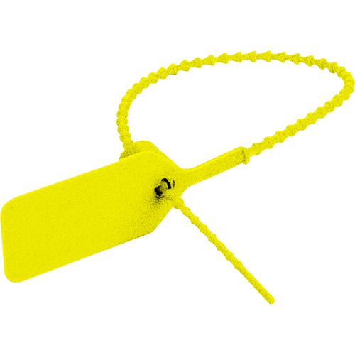 Pull-Tite II Embossed Security Seal – Sealed Do Not Remove, 9", Plastic, Pull-Through Oxymax Inc