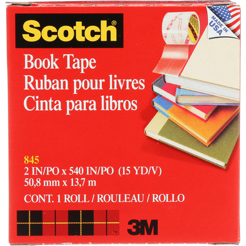 Ruban pour la r&eacute;paration de livres Scotch Oxymax Inc