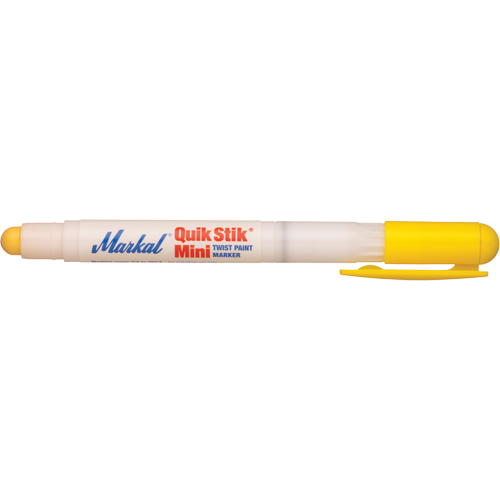 Mini marqueur de peinture Quik Stik, B&acirc;ton plein, Jaune Oxymax Inc