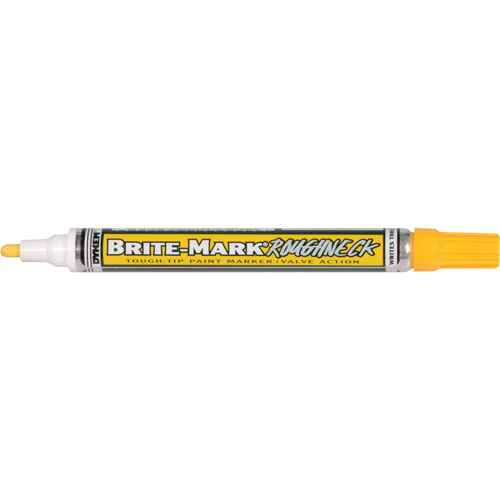 Marqueur RoughNeck Brite-Mark, Liquide, Jaune Oxymax Inc