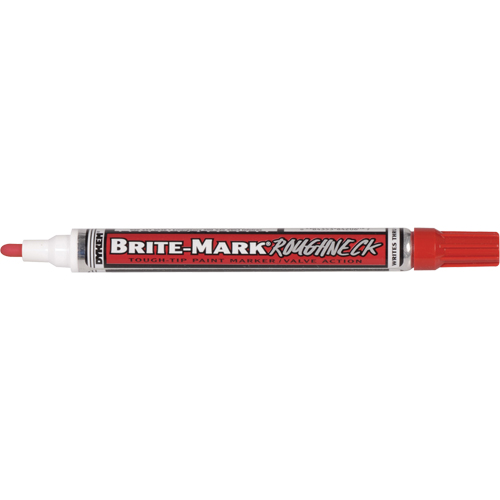 Brite-Mark&reg; RoughNeck Marker, Liquid, Red Oxymax Inc
