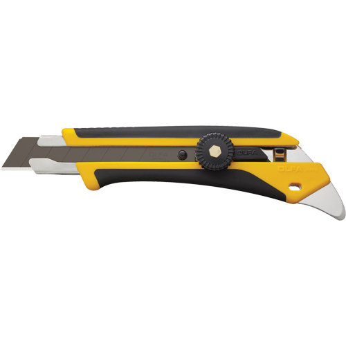 Couteau utilitaire robuste avec verrou &agrave; loquet, 18 mm Oxymax Inc