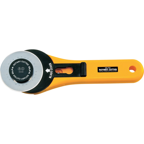 Straight Handle Rotary Cutter, 2-3/10" Blade Oxymax Inc