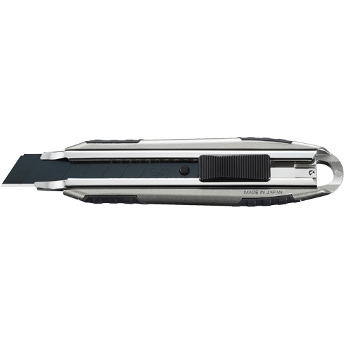Knife with Auto-Lock, 18 mm, Carbon Steel, Heavy-Duty, Aluminum Handle Oxymax Inc
