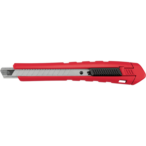 Couteau &agrave; lame cassable, 9 mm, Carbure, Prise en Caoutchouc/Polypropyl&egrave;ne Oxymax Inc