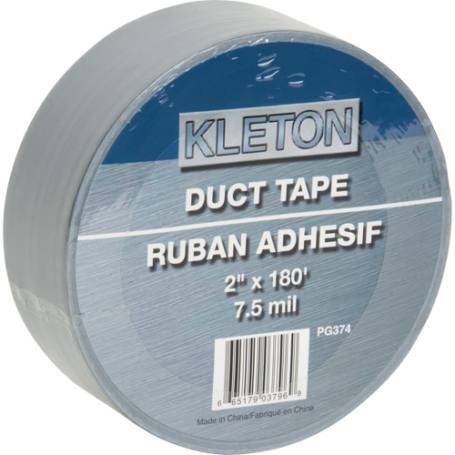 Utility Grade Duct Tape, 7.5 mils, Silver, 50 mm (2") x 55 m (180') Oxymax Inc