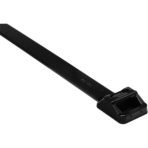 Heavy-Duty Cable Ties, 20" Long, 250 lbs. Tensile Strength, Black Oxymax Inc