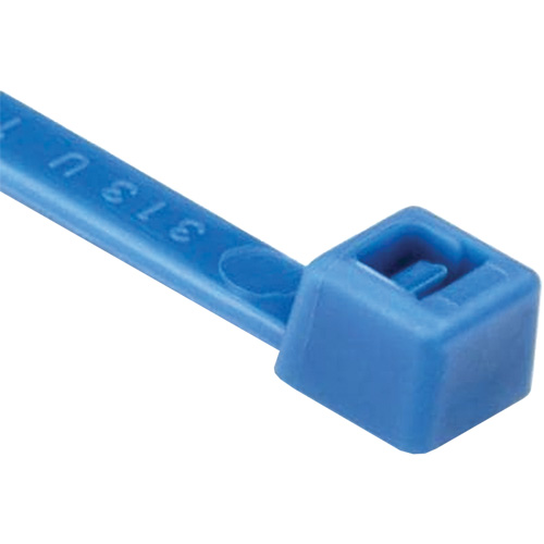 T Series Cable Ties, 8" Long, 50 lbs. Tensile Strength, Blue Oxymax Inc