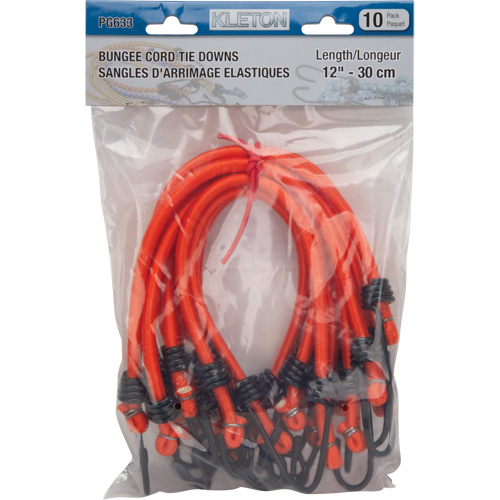 Bungee Cord Tie Downs, 12" Oxymax Inc