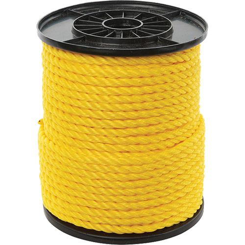 Corde torsad&eacute;e jaune &agrave; trois brins 3/8", Polypropyl&egrave;ne, 250' Oxymax Inc
