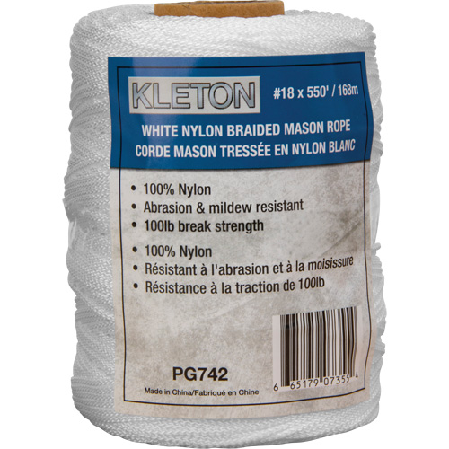 Corde Mason tress&eacute;e no 18, Nylon, 550' Oxymax Inc