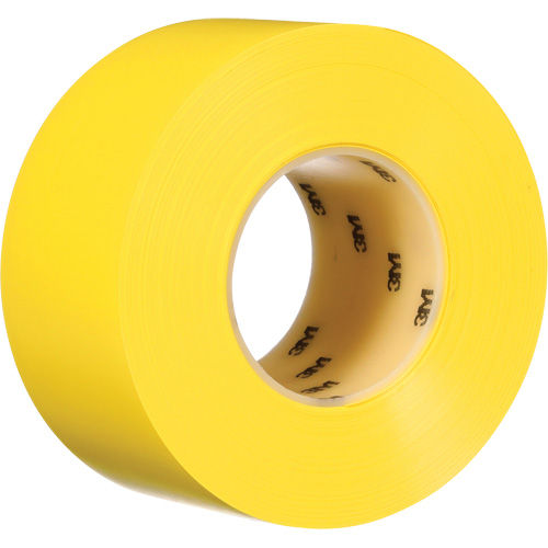 Ruban de marquage de planchers durable 971, 3" x 108', Vinyle, Jaune Oxymax Inc