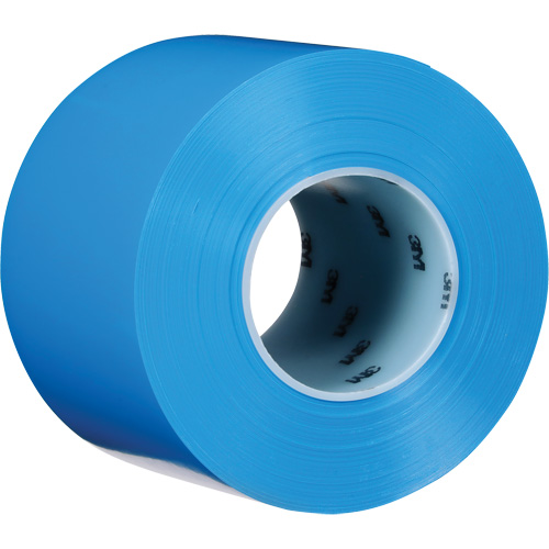 Ruban de marquage de planchers durable 971, 4" x 108', Vinyle, Bleu Oxymax Inc