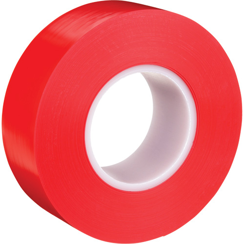 Ruban de marquage de planchers durable 971, 2" x 108', Vinyle, Rouge Oxymax Inc