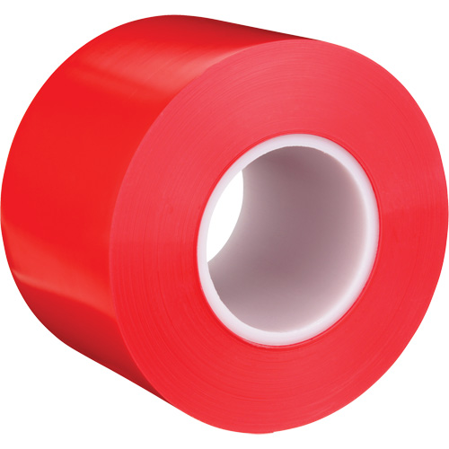 Ruban de marquage de planchers durable 971, 4" x 108', Vinyle, Rouge Oxymax Inc