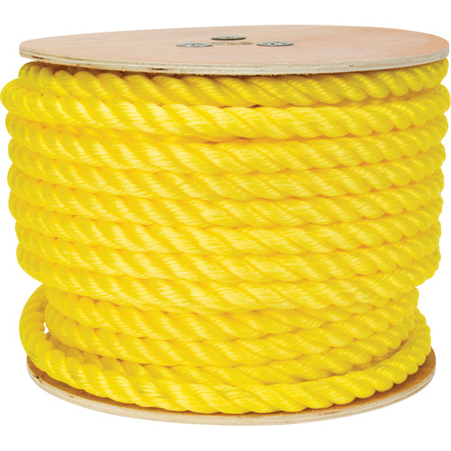 Corde jaune tress&eacute;e, Polypropyl&egrave;ne, 144' Oxymax Inc