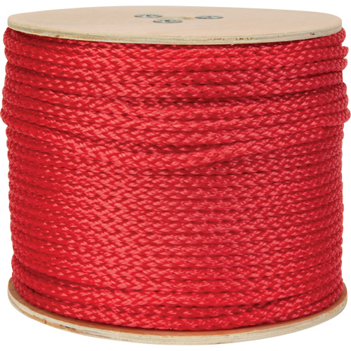 Corde rouge tress&eacute;e, Polypropyl&egrave;ne, 500' Oxymax Inc