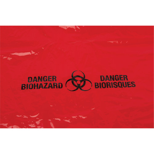 Waste Bags, Bio-Hazard, 50" L x 37" W, 2 mils Oxymax Inc