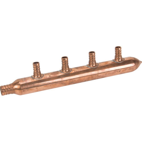 Four Branch Manifold, 3/4" Dia., Copper Oxymax Inc