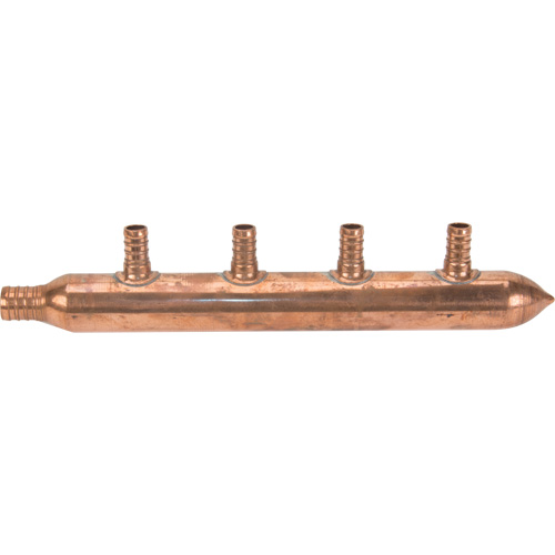 Four Branch Manifold, 3/4" Dia., Copper Oxymax Inc