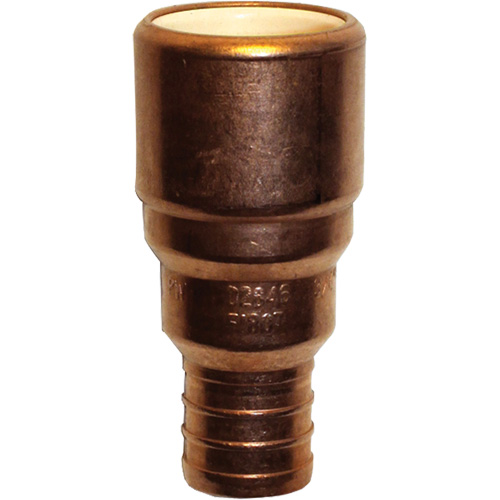 Adaptateur de tuyau, Embout femelle x PEX cannel&eacute;, 3/4" dia., Cuivre/PVC-C Oxymax Inc