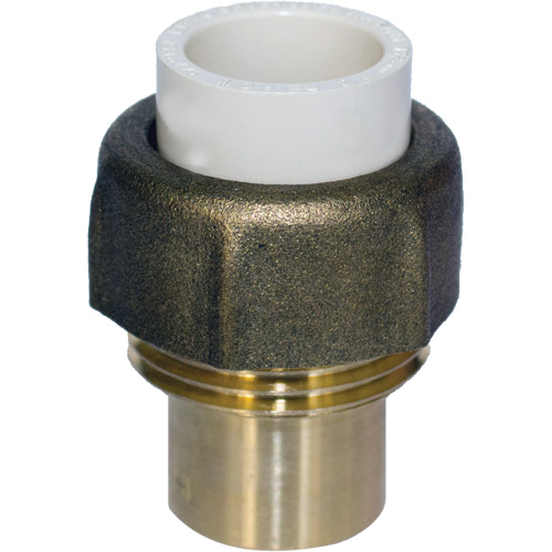 Raccord union, 1" x 3/4", PVC-C, Embout femelle x bras&eacute; Oxymax Inc