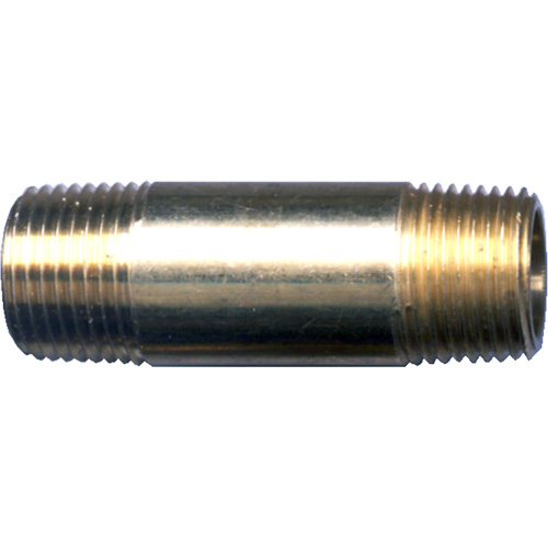 Raccord long, Laiton, 1/4", NPT x NPT Oxymax Inc