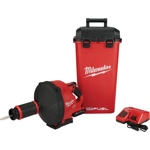 Serpentin de vidange M18 Fuel avec Cable Drive et c&acirc;ble 5/16", &eacute;lectrique, 1/4" x 50'/3/8" x 35' Oxymax Inc