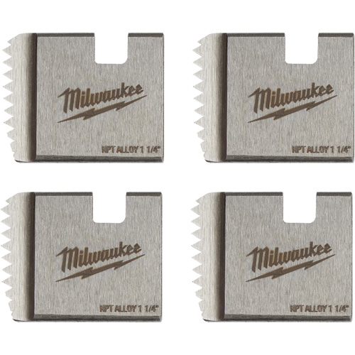 Matrices de tuyauterie portables NPT, Pour tuyau de 1-1/4", Alliage Oxymax Inc