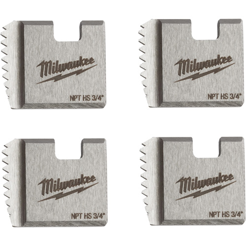 Matrices de tuyauterie portables NPT, Pour tuyau de 3/4", Acier rapide Oxymax Inc