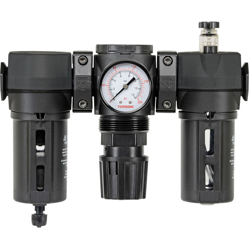 Filter, Regulator & Lubricator Modulair 300 with Manual Drain & Standard Bowl, 3/8" NPTF Oxymax Inc
