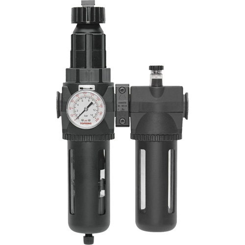 Filter/Regulator & Lubricator Modulair 400 with Gauge & Standard Bowl, 1/2" NPTF Oxymax Inc