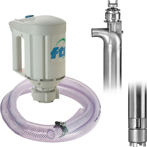 PFS-40 Drum Pump Kit with M3V Motor, Stainless Steel Oxymax Inc