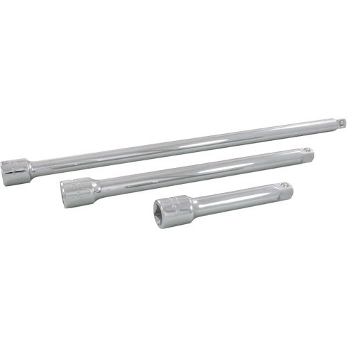Socket Extension Set, 1/2" Drive, Chrome Finish, 3 Pcs Oxymax Inc