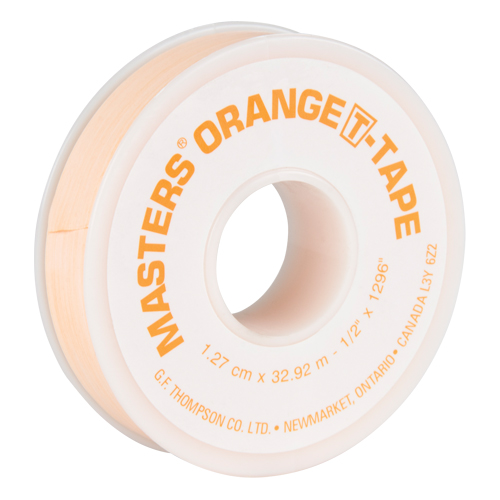 Ruban T, 1296" lo x 1/2" la, Orange Oxymax Inc