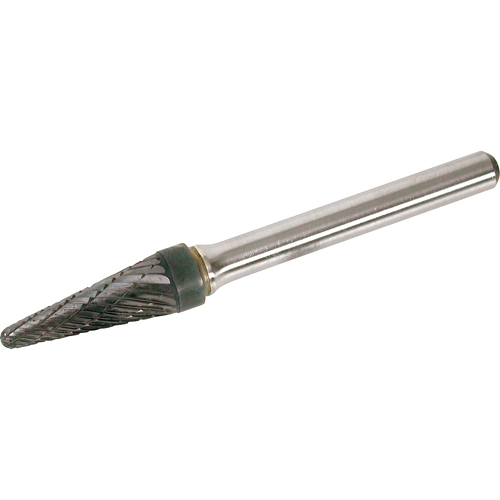 Solid Carbide Burr, SL-1, 1/4" Dia., 1/4" Shank, 5/8" Depth of Cut Oxymax Inc