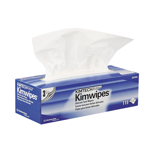 Kimtech Science Kimwipes Delicate Task Wipes, Specialty, 12" L x 12" W Oxymax Inc