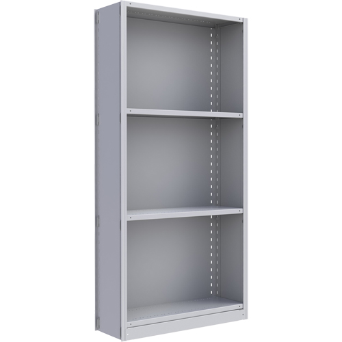 Interlok Shelving Unit, Steel, Boltless, 800 lbs. Capacity, 36" W x 76" H x 24" D Oxymax Inc