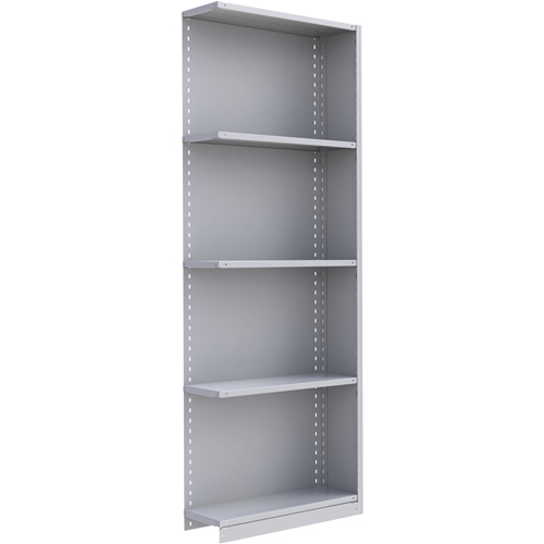 Interlok Shelving Unit, Steel, Boltless, 800 lbs. Capacity, 36" W x 100" H x 24" D Oxymax Inc