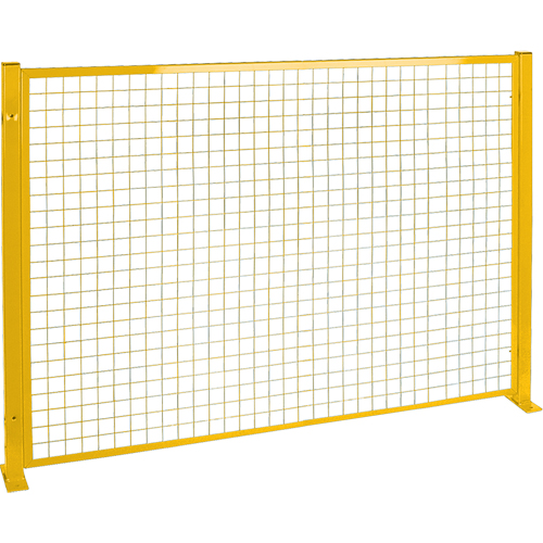 Protecteur de p&eacute;rim&egrave;tre de style treillis, 4' h x 8' la, Jaune Oxymax Inc